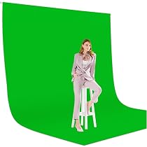 Amazon | SYUNASYU クロマキー グリーンバック 布 3m x 3m 背景布 緑